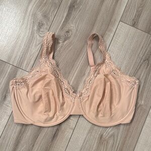 Wacoal Lace Trim Bra in Tan - 42G